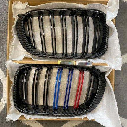 BMW Grill Kidney Grille Hidung Double Slat Carbon M Color F25 X3 X4