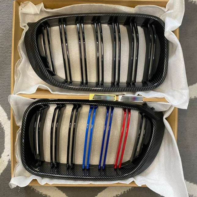 BMW Grill Kidney Grille Hidung Double Slat Carbon M Color F25 X3 X4