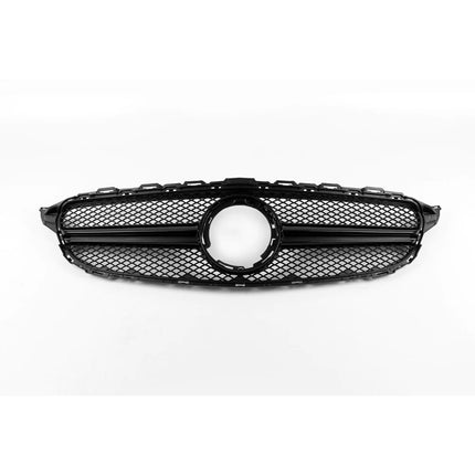 Mercedes W205 Mercy C Class Grill Hidung Chrome Grille Diamond GTR AMG
