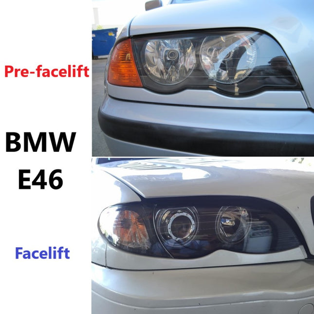 BMW Grill Kidney Grille Hidung Kap Double Slat Glossy M Color E46 318i