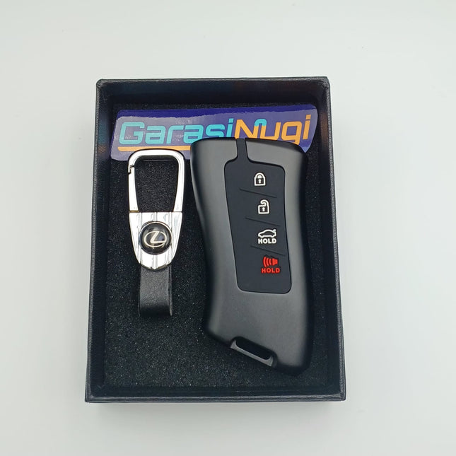 Lexus ES LS UX LC Aluminium Metal Key Case Sarung Kunci 3 4 Tombol