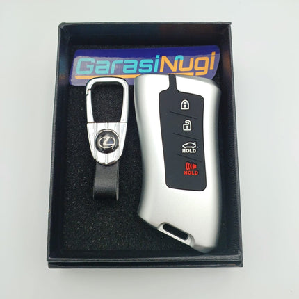 Lexus ES LS UX LC Aluminium Metal Key Case Sarung Kunci 3 4 Tombol