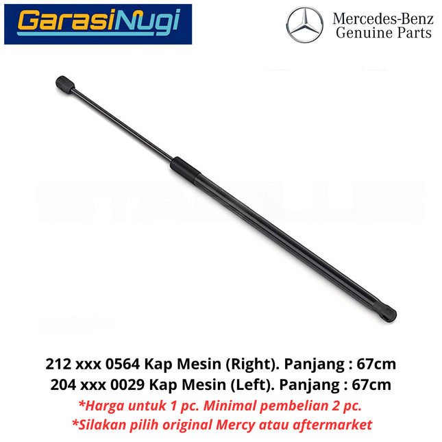 Hood Struts Mercy W212 Shock Per Kap Mesin Original Mercedes E250