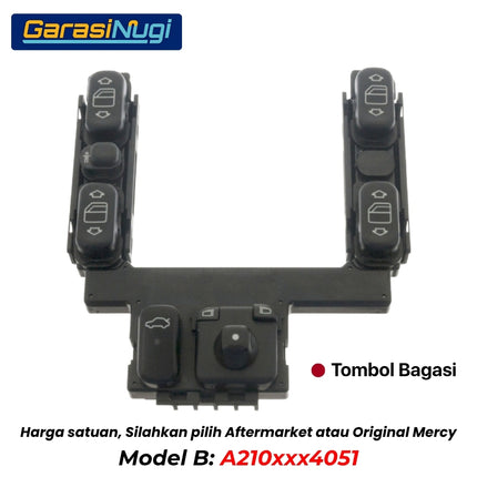 Power Window Control Switch Mercy W210 Saklar Pengatur Jendela E230 E320