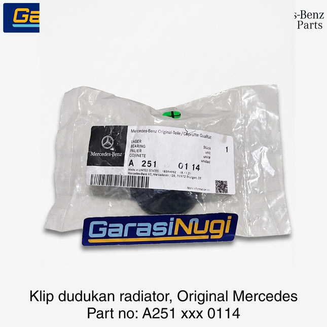Klip Dudukan Radiator Mercy W251 W164 W166 Condenser Mounting Bushing R350 GLE GLS