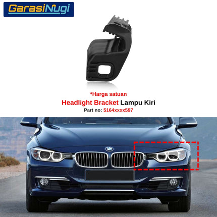 Headlight Bracket For BMW F30 Front Mount Breket Lampu Depan 320