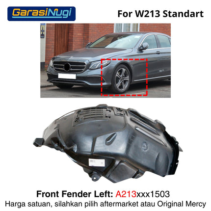 Front Fender Mercy W213 Penutup Spakbor Roda Depan Wheel Arch E300