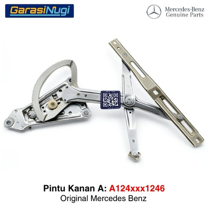 Window Regulator Mercy W124 Lift Pengatur Jendela Pintu Depan Power Window E230