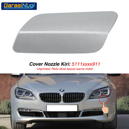 Cover Nozzle Washer For BMW F06 F12 F13 Tutup Lampu Bumper 6 Series