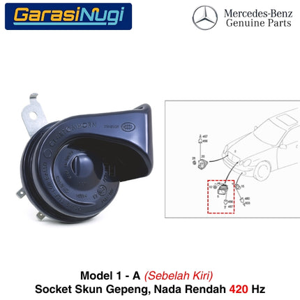 Klakson For Mercy W211 W220 W140 Horn Signal Nada Rendah Nada Tinggi Original E300