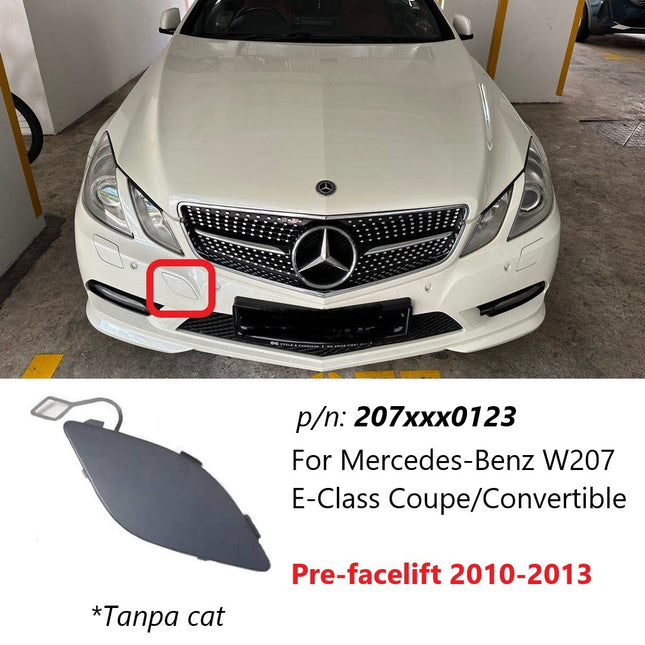 Lubang Towing Bumper Tow Derek Cover Mercy W207 Mercedes E250 Coupe