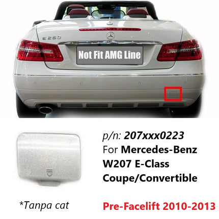 Lubang Towing Bumper Tow Derek Cover Mercy W207 Mercedes E250 Coupe