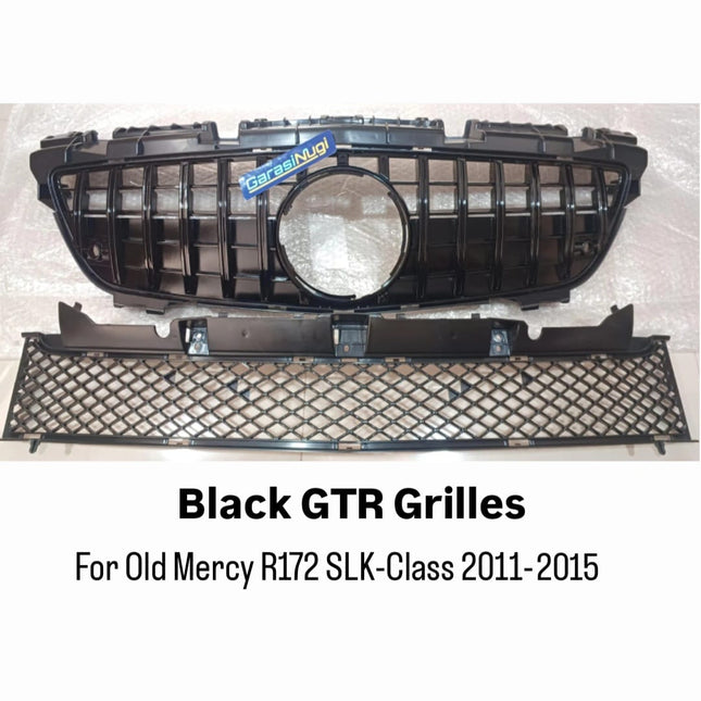 Mercedes R172 Mercy SLK-Class Grill Hidung Chrome Grille Diamond GTR