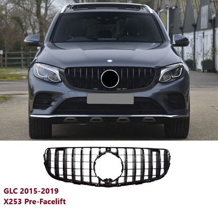 Mercedes X253 W253 Mercy GLC Class Grille Hidung Chrome Diamond GTR