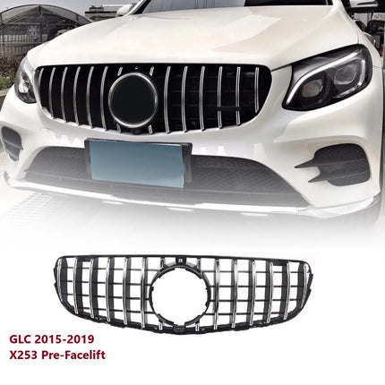 Mercedes X253 W253 Mercy GLC Class Grille Hidung Chrome Diamond GTR